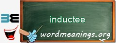 WordMeaning blackboard for inductee